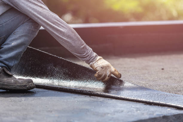 Professional Waterproofing technician working in Franklin, MI